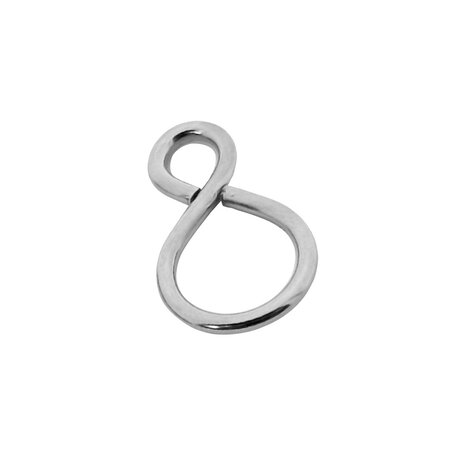 S-haken Recht Messing Vernikkeld 100 stuks