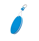 Blanco drijvende sleutelhanger 50x90mm blauw - per 1 stuk