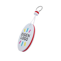 Drijvende sleutelhanger met logo wit