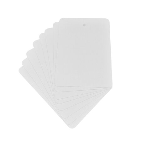 Event badge met eigen logo van PET 74,2x105mm - vanaf 10  stuks