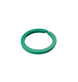 Platte Groene Stalen Sleutelringen 100 stuks