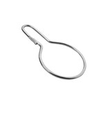Clipgesloten Ringen - RVS (edelstaal) - labelhouder per 25 stuks