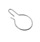 Clipgesloten Ringen - RVS (edelstaal) - labelhouder per 25 stuks