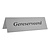 Gereserveerd bordje aluminium zilver