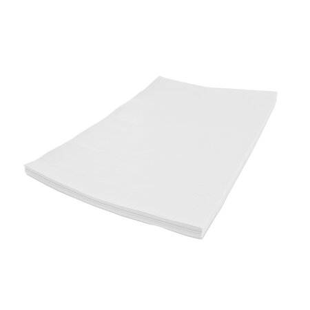 Blanco autolabel of werkplaatslabel met rattenstaart 190x37mm beschrijfbaar wit - per 500 stuks