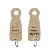Sleutellabel E8 Houtvezel eigen ontwerp