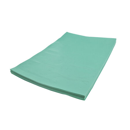 Blanco autolabel of werkplaatslabel met rattenstaart 190x37mm beschrijfbaar groen - per 500 stuks