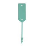 CombiCraft Blanco autolabel of werkplaatslabel met rattenstaart 190x38mm beschrijfbaar groen - per 500 stuks