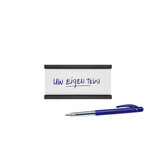 Magnetische etikethouder 50x25mm inclusief papierstrook - per 1 stuk
