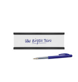 Magnetische etikethouder 76x25mm inclusief papierstrook - per 1 stuk