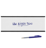 Magnetische etikethouder 140x50mm inclusief papierstrook - per 1 stuk