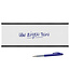 Magnetische etikethouder 140x50mm inclusief papierstrook - per 1 stuk