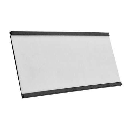Magnetische etikethouder 100x50mm inclusief papierstrook - per 1 stuk