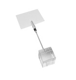 Memohouder of memoclip 25x110mm van kunststof - per 1 stuk