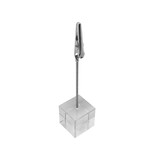 Memohouder of memoclip 25x110mm van kunststof - per 1 stuk