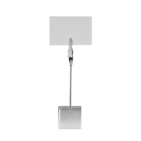 Memohouder of memoclip 25x110mm van kunststof - per 1 stuk