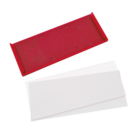 CombiCraft Zelfklevende etikethouders of labelhouders 75x30mm van kunststof - per 1 stuk
