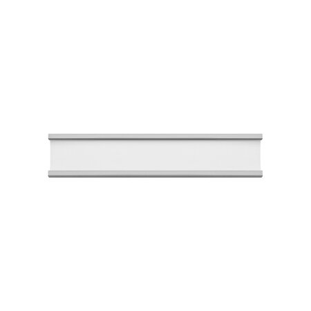 Zelfklevende etikethouders of labelhouders 65x15mm smal van aluminium - per 1 stuk