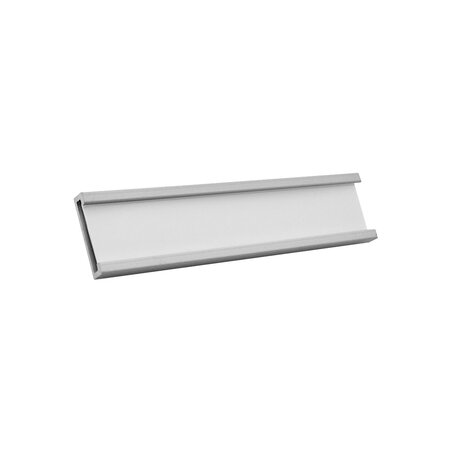 Zelfklevende etikethouders of labelhouders 65x15mm smal van aluminium - per 1 stuk