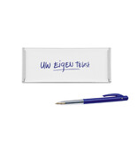 Zelfklevende etikethouders of labelhouders 75x30mm van aluminium - per 1 stuk
