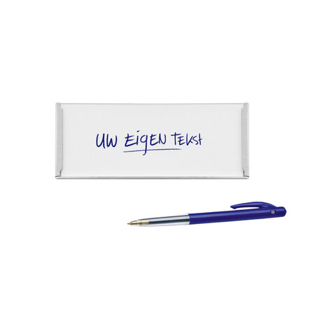 Zelfklevende etikethouders of labelhouders 75x30mm van aluminium - per 1 stuk