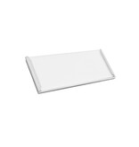Zelfklevende etikethouders of labelhouders 75x30mm van aluminium - per 1 stuk