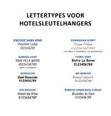 CombiCraft Camber met kader hotel sleutelhanger in goud
