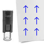 Stempel of stempeltje pijl 10mm rond  - per 1 stuk