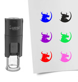 Stempel of stempeltje stier 10mm rond  - per 1 stuk
