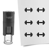 Stempel of stempeltje halter 10mm rond  - per 1 stuk