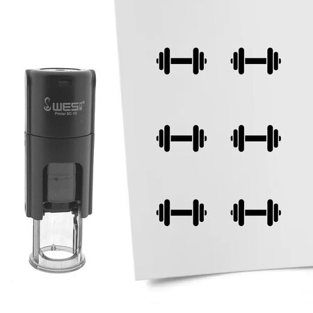 Stempel of stempeltje halter 10mm rond  - per 1 stuk