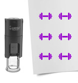 Stempel of stempeltje halter 10mm rond  - per 1 stuk