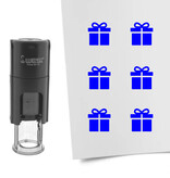 Stempel of stempeltje cadeau 10mm rond  - per 1 stuk