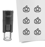 Stempel of stempeltje pompoen 10mm rond  - per 1 stuk