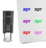 CombiCraft Stempel of stempeltje van de tekst Apr voor de maand April 10mm rond - per 1 stuk