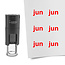 CombiCraft Stempel of stempeltje van de tekst Jun voor de maand Juni 10mm rond - per 1 stuk