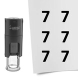 Stempel of stempeltje van het getal 7 in maat 10mm - per 1 stuk