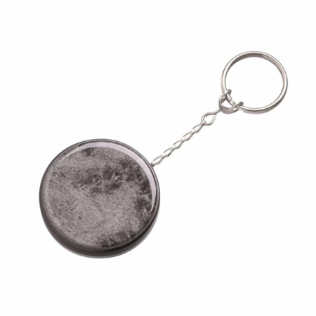 Rollmatic sleutelhanger Ø50mm met een 60cm uittrekbare ketting zwart - per 1 stuk