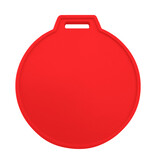 Blanco labelhouders 85x97mm van kunststof met een sleufopening - per 1 stuk
