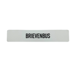 Graveerplaatje of naamplaatje - in een wensmaat tot max. 125 x 25mm voor bij de bel, deur of brievenbus