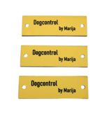 Graveerplaatje of naamplaatje - in een wensmaat tot max. 125 x 25mm voor bij de bel, deur of brievenbus