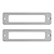 Etikethouder aluminium 100x25mm