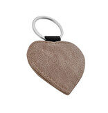 CombiCraft Blanco leren sleutelhanger hart 62x57mm - per 1 stuk