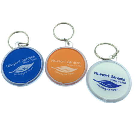 Plexiglas sleutelhanger met jouw foto cirkel groot Ø47mm - per 1 stuk