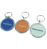 Plexiglas sleutelhanger met jouw foto cirkel groot Ø47mm - per 1 stuk