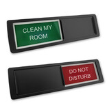 CombiCraft Clean My Room Do Not Disturb bordje in een kunststof schuifprofiel ca. 178x50mm