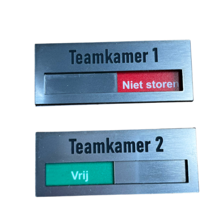 CombiCraft Restpartij acrylaat schuifbordjes teamkamer 1 & 2