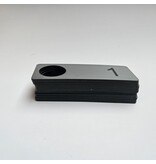 Restpartij  slotplaatjes 1 t/m 12 - 90x32x1,6mm en Ø23mm gat