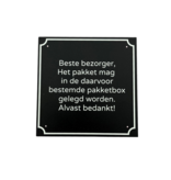 CombiCraft Aluminium CombiPaneel Bordje met jouw eigen ontwerp 10x10cm