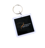 Plexiglas sleutelhanger met jouw foto vierkant 50x50mm - per 1 stuk